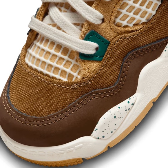 ❌SOLD❌[BRAND NEW] AIR JORDAN 4 RETRO CACAO WOW TODDLER SHOES SIZE 5C SNEAKERS 🥥 - Picture 5 of 15